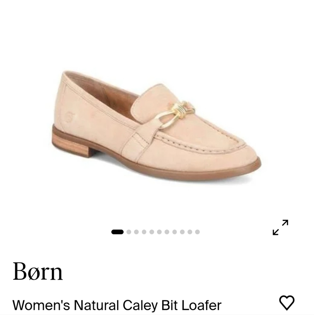 Born Women's Natural Caley Bit Loafer